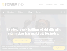 Tablet Screenshot of forumsyd.org